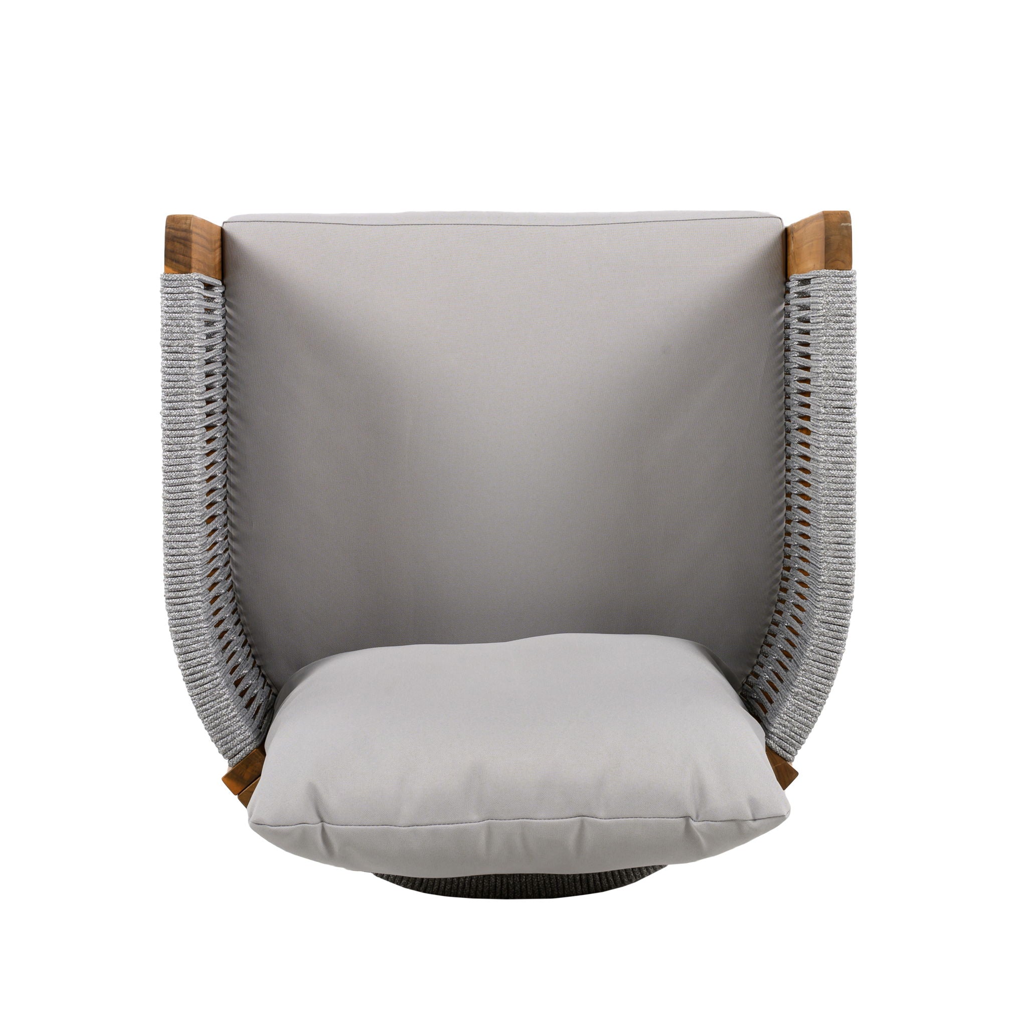 Outdoor Dining Chairs With Rope Handles (Set of 2)