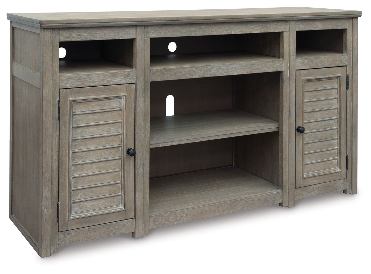 Signature Design by Ashley® Moreshire - Bisque - 72" TV Stand W/Fireplace Option | Meri Furniture