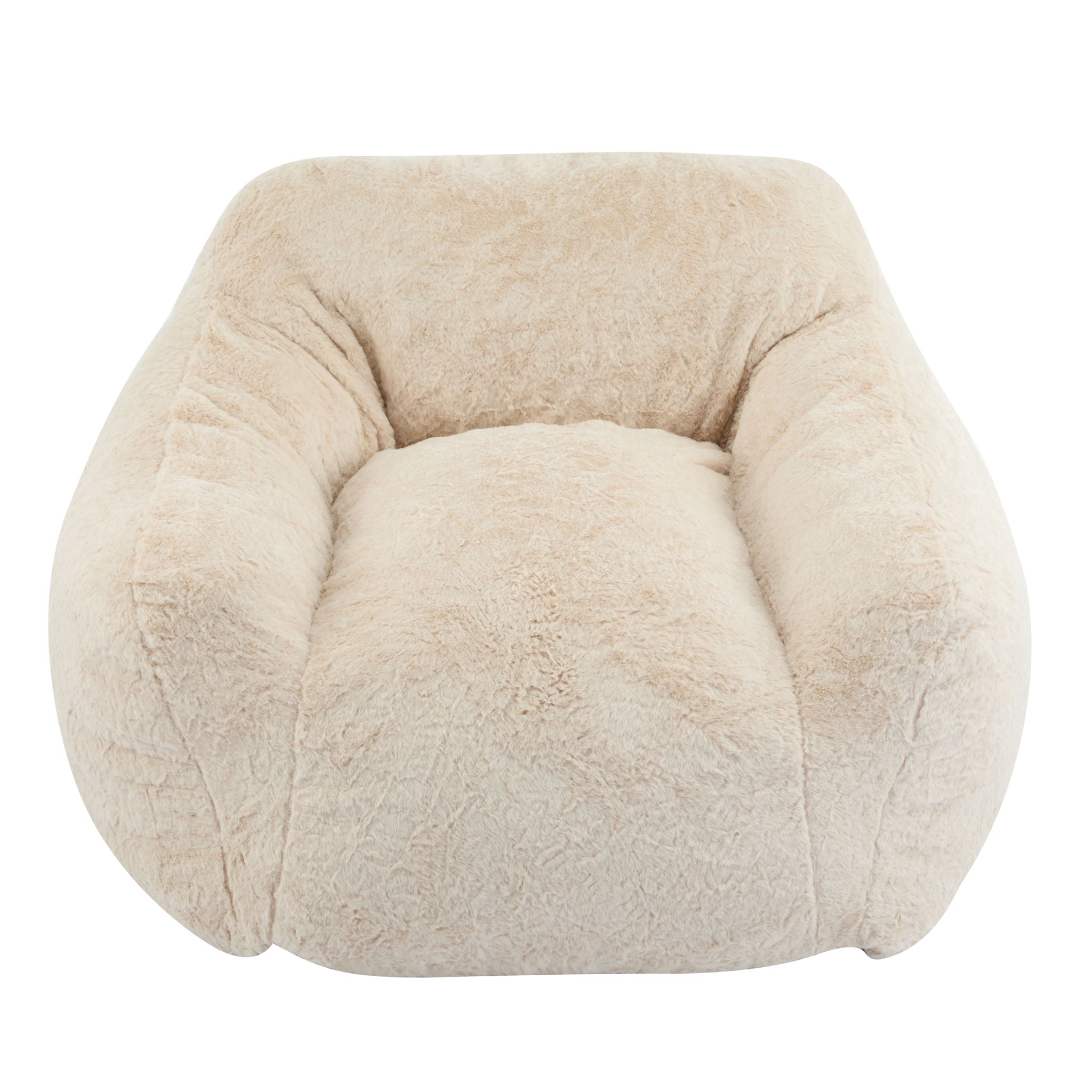Auch - Indoor Armchair Style Bean Bag - Beige