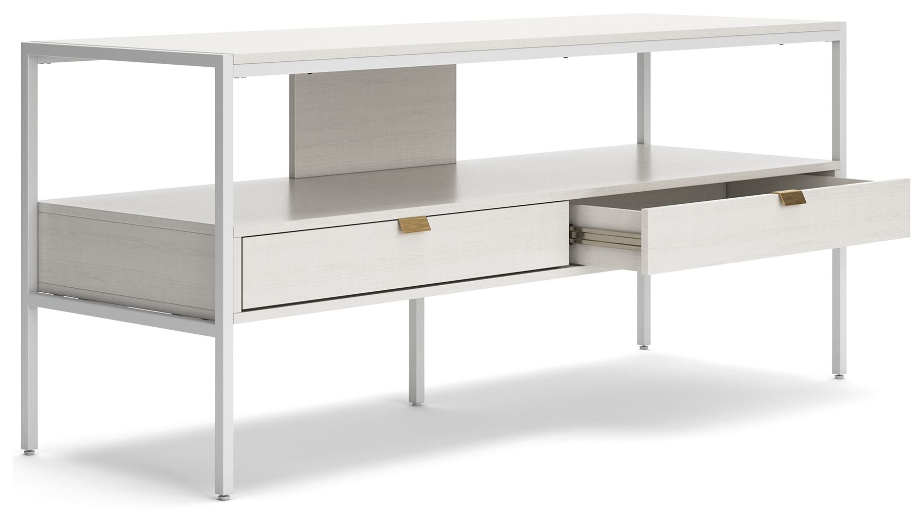 Signature Design by Ashley® Deznee - White - Large TV Stand | Meri Furniture
