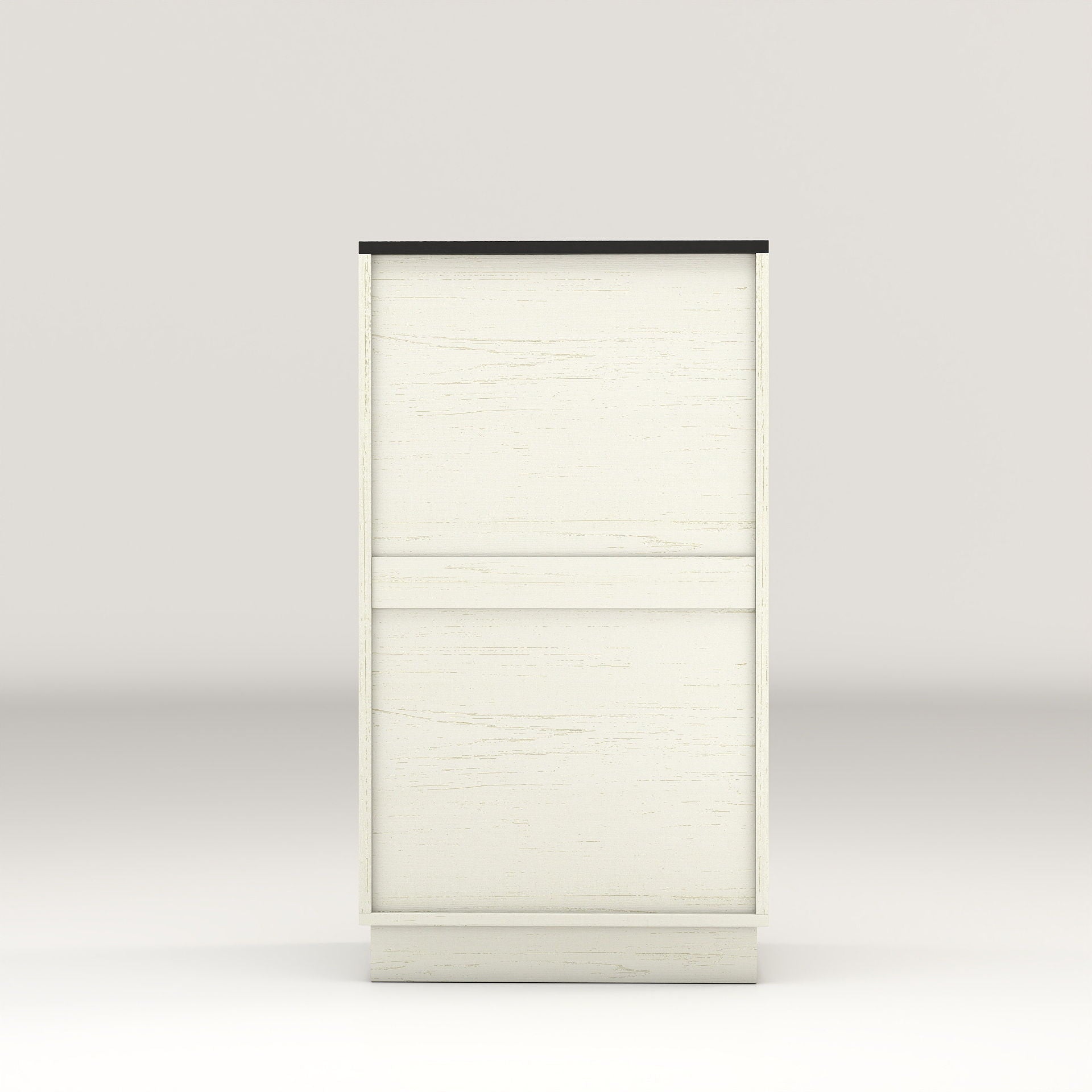 Tilt Out Trash Can Cabinet With Wave Textured Drawer & Pull Out Bin