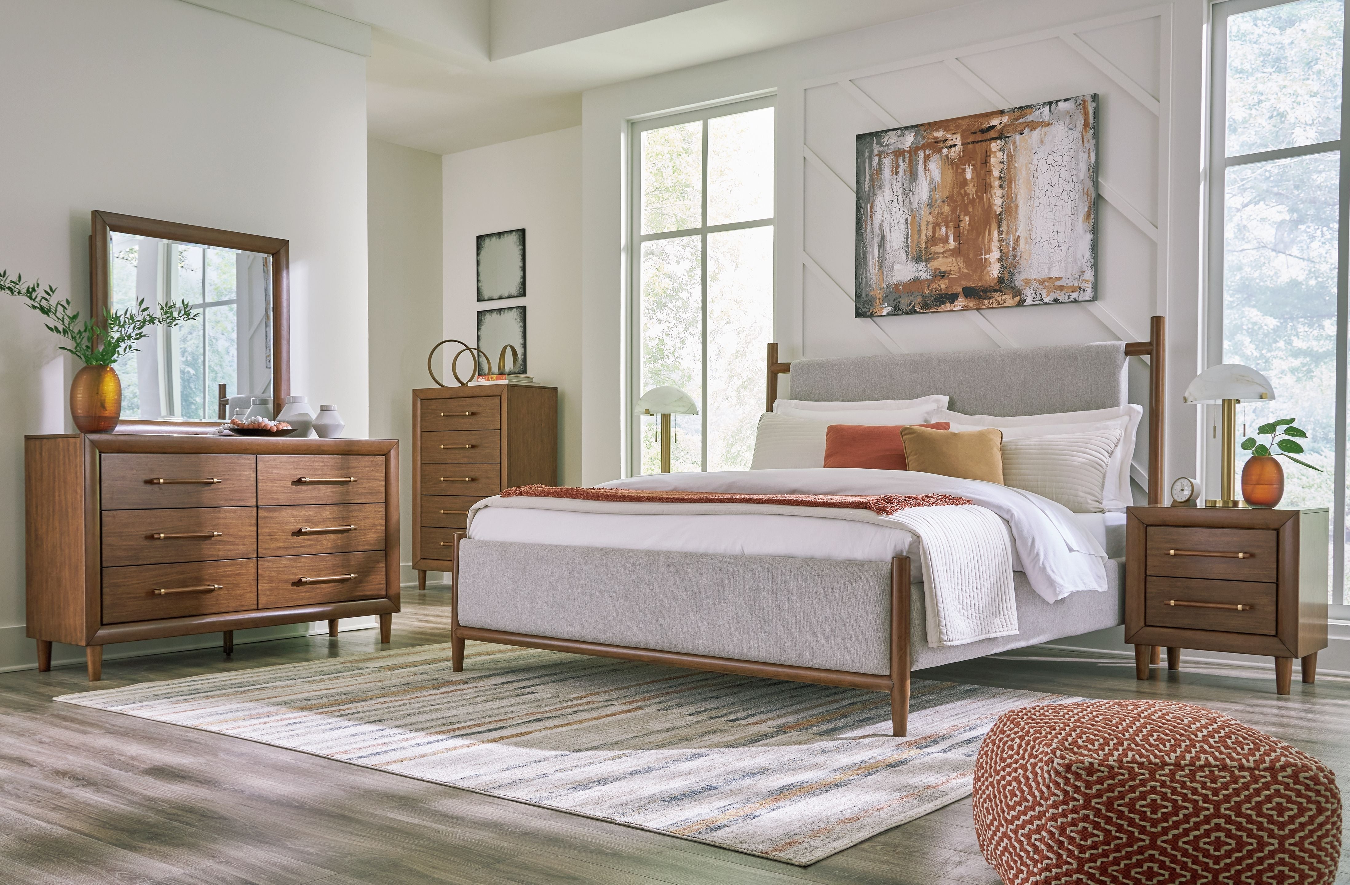 Signature Design by Ashley® Lyncott - Upholstered Bedroom Set | Meri Furniture