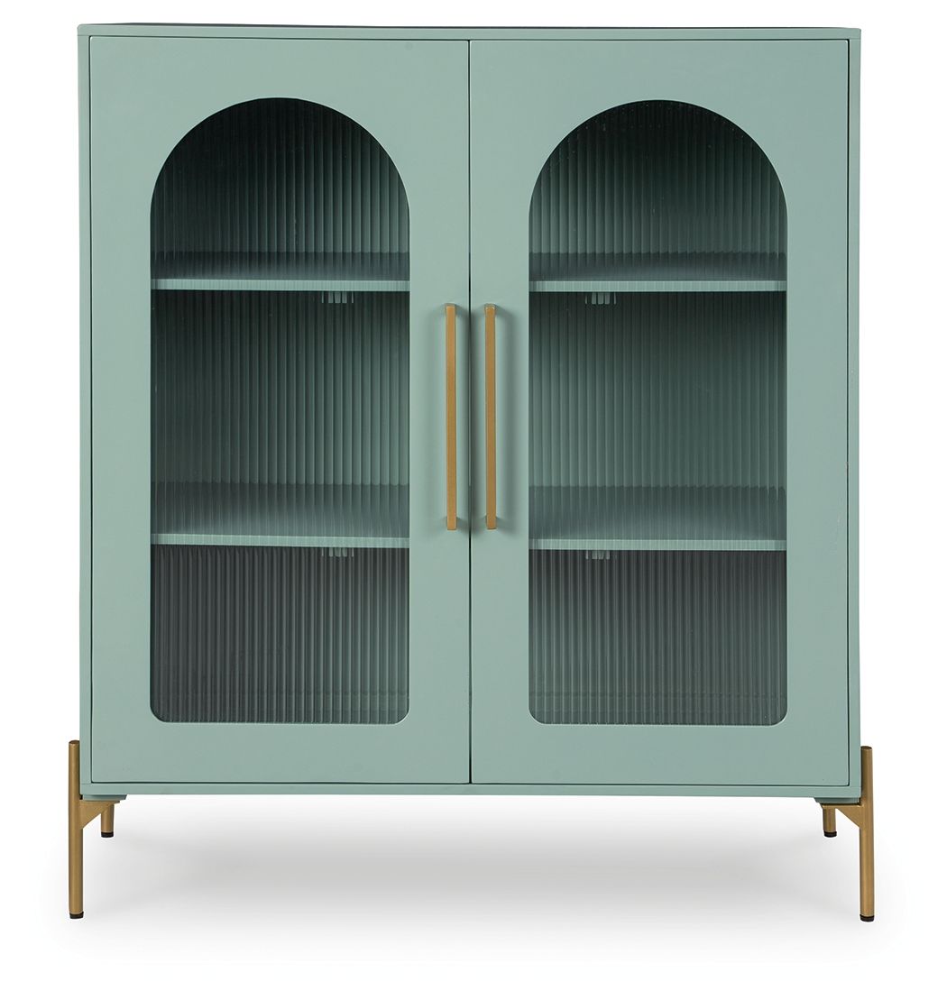 Signature Design by Ashley® Adwen - Light Green - Accent Cabinet | Meri Furniture