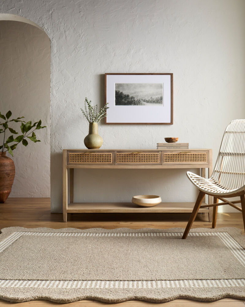 Scalloped Handmade Rug