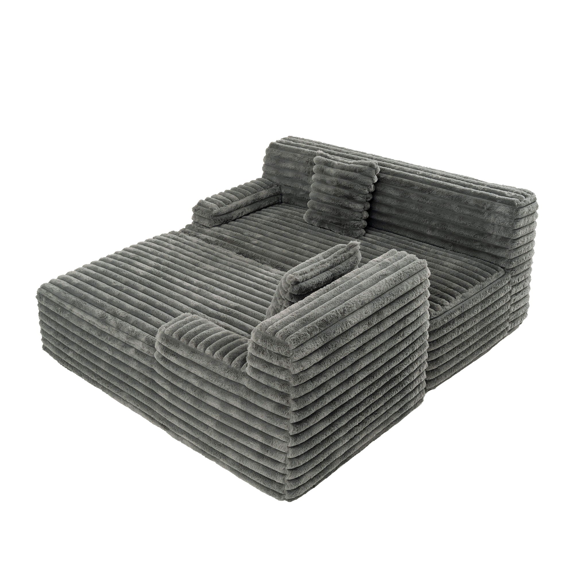 Cloud Sectional Sofa Upholstered Couch Free Combined Sofa