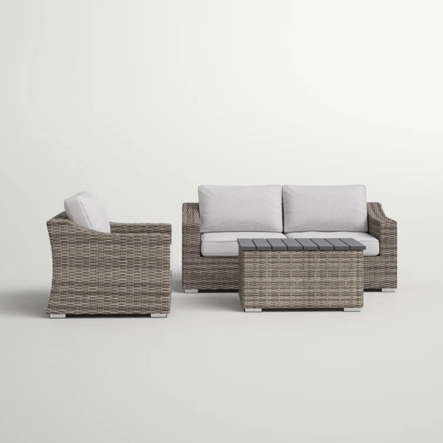 Stylish Sofa Seating Group With Cushions Perfect For Outdoor Gatherings