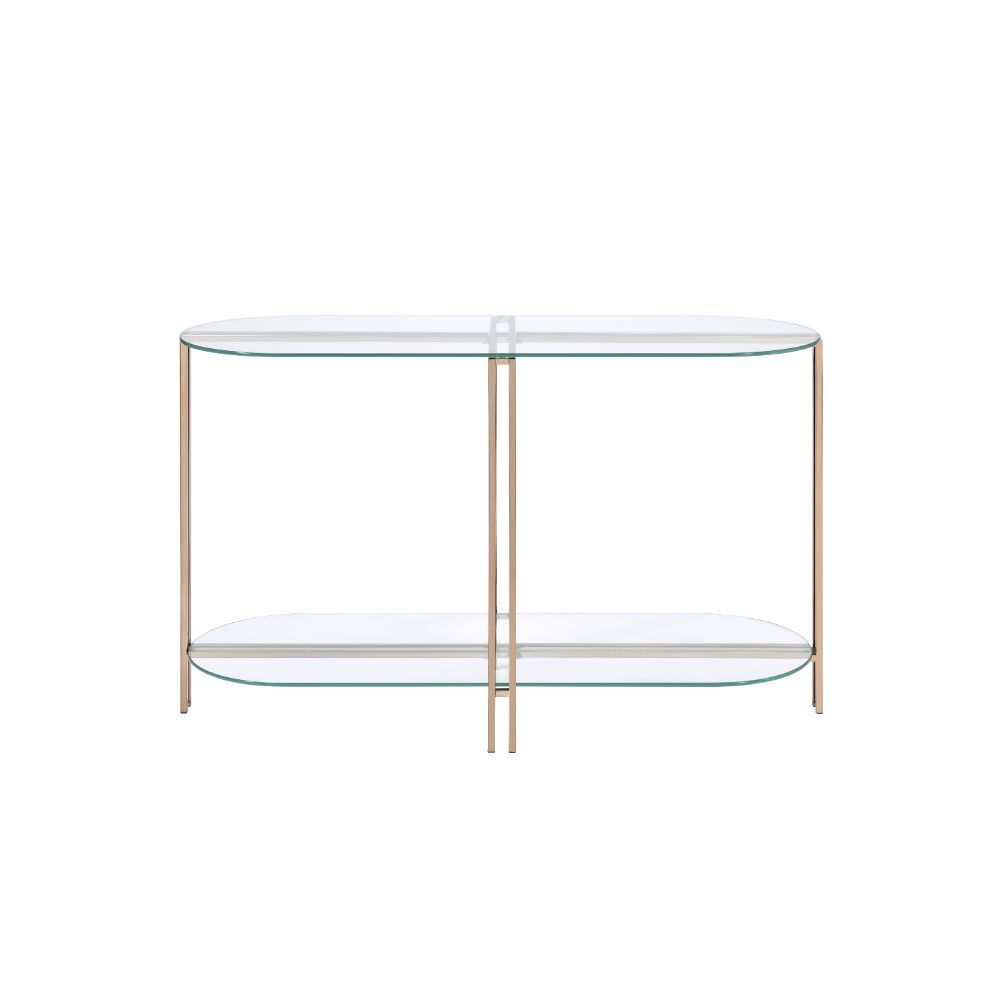 ACME Veises - Accent Table - Champagne | Meri Furniture