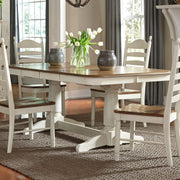 Liberty Furniture Springfield - Double Pedestal Table - White | Meri Furniture