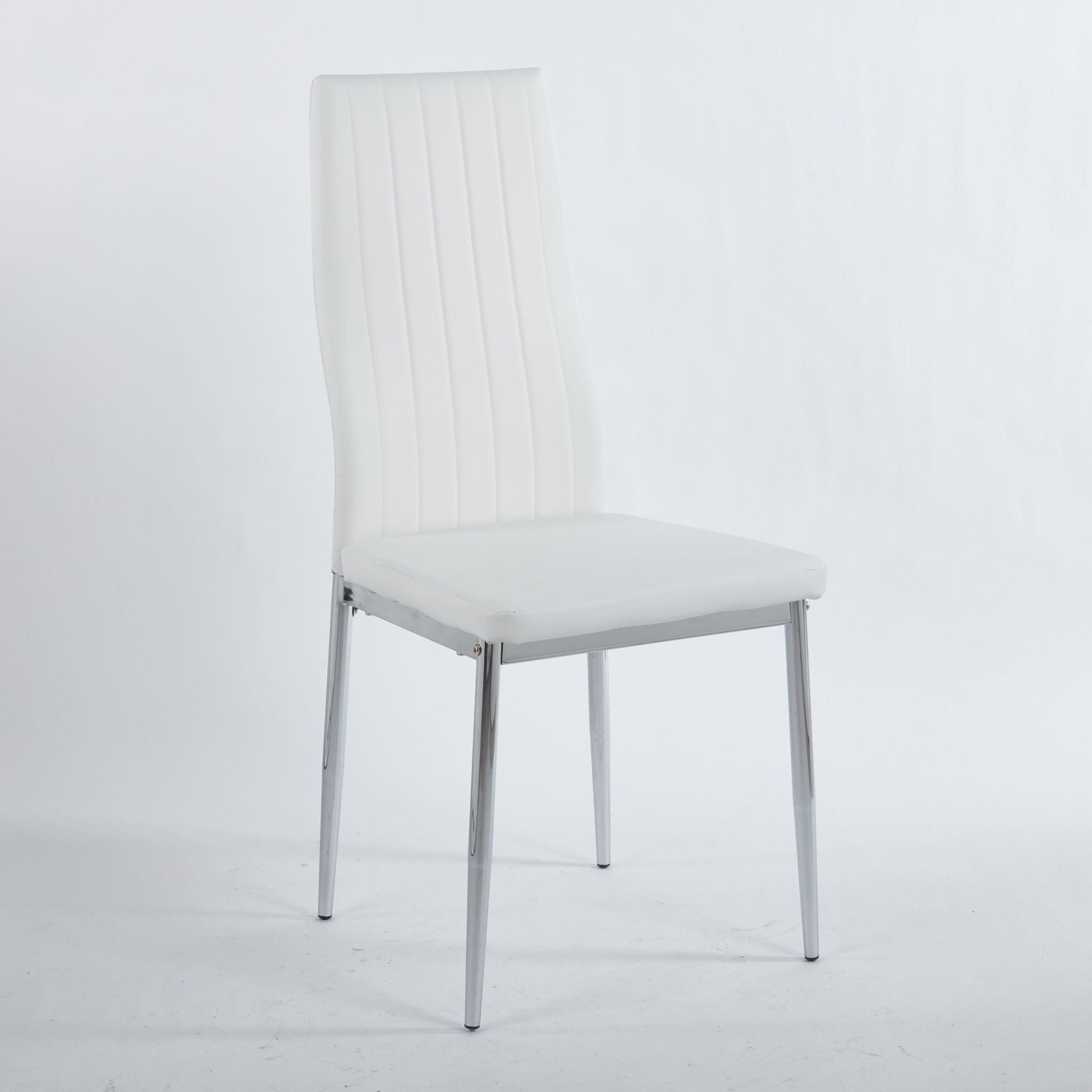 Chrome Leg Dining Chair (Set of 4)