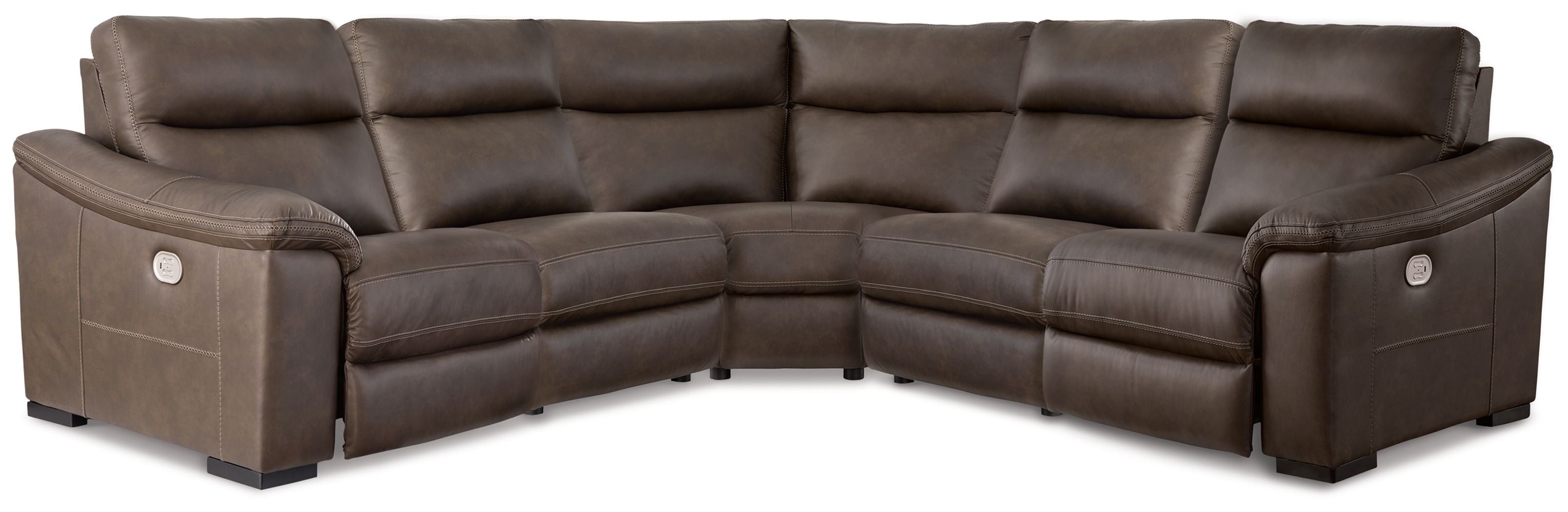 Signature Design by Ashley® Salvatore - Power Reclining Sectional | Meri Furniture