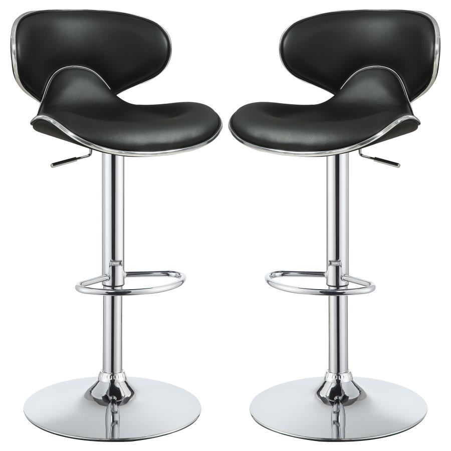 Coaster Fine Furniture Edenton - Upholstered Adjustable Bar Stool (Set of 2) | Meri Furniture