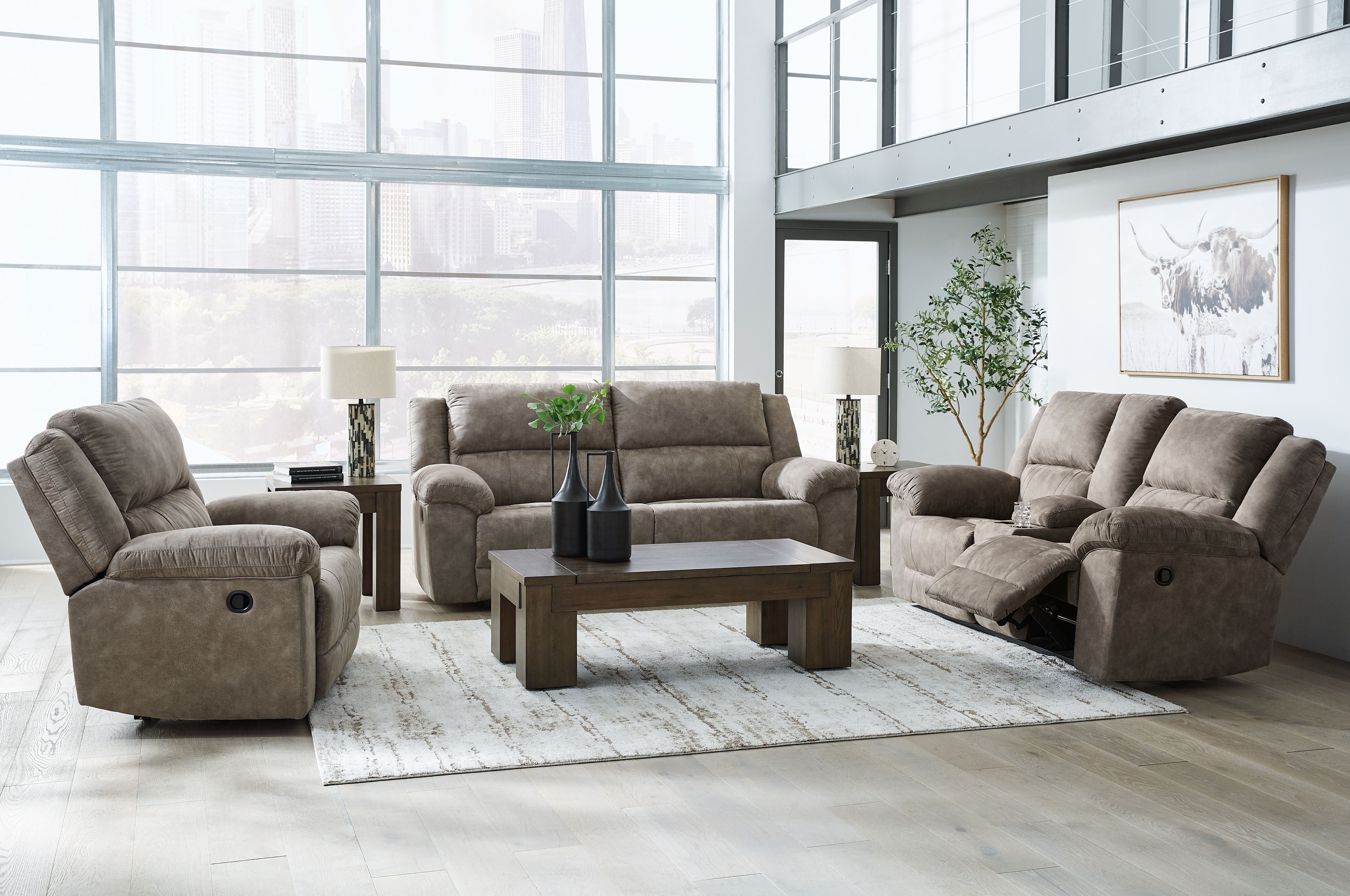 Signature Design by Ashley® Laresview - Reclining Living Room Set | Meri Furniture