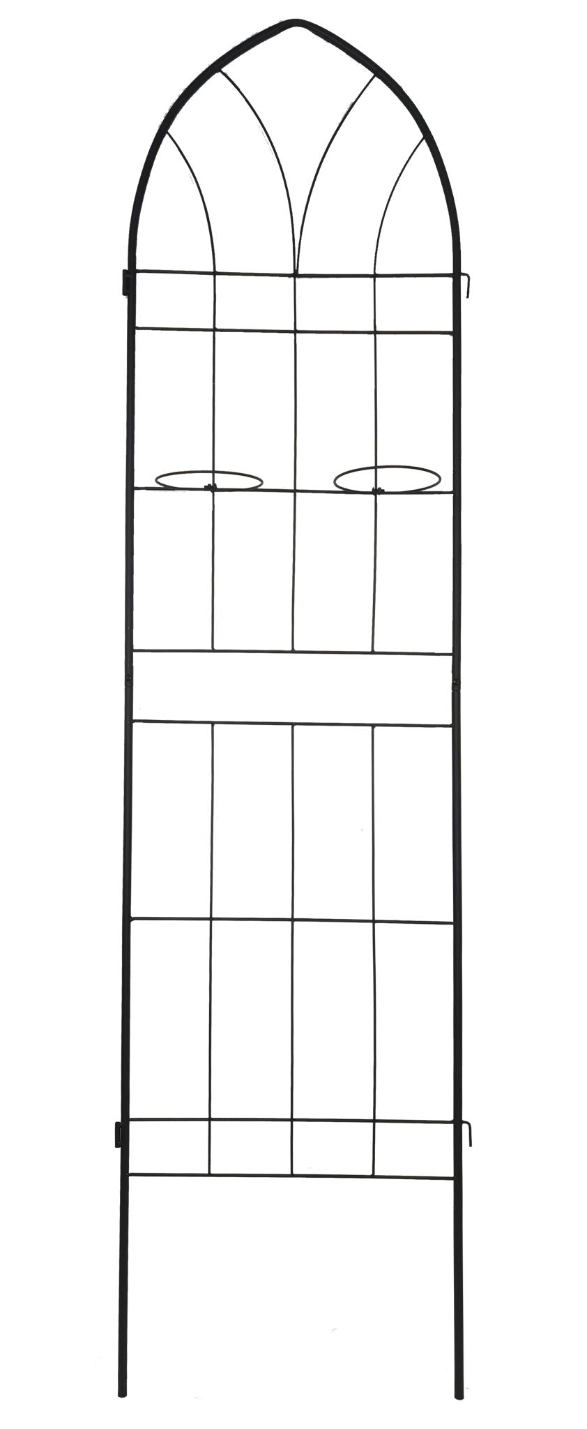 Metal Garden Trellis Rustproof Trellis For Climbing Plant, Outdoor Flower Support