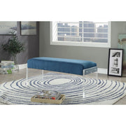 ACME Marah - Bench - Teal & Clear Acrylic | Meri Furniture