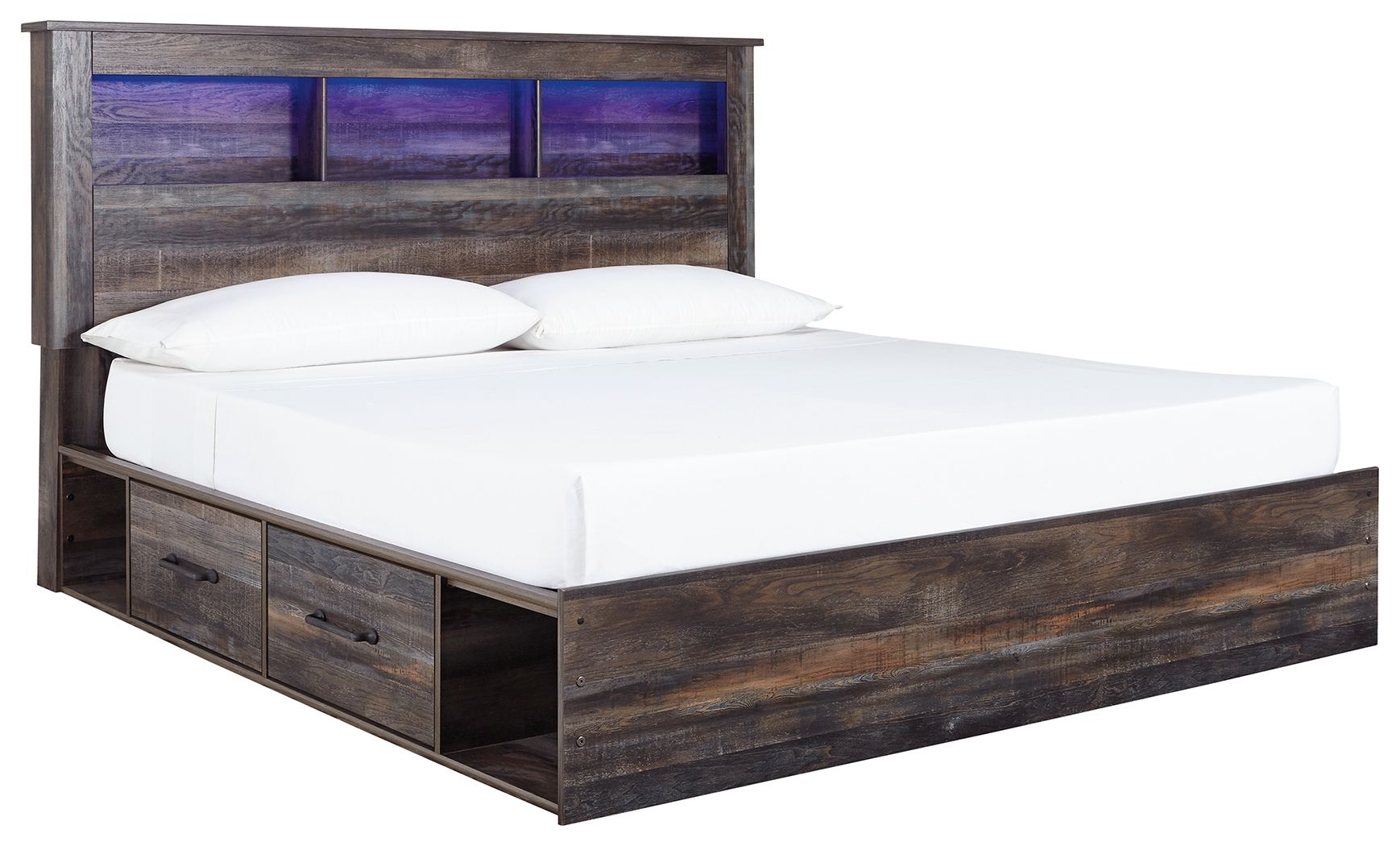 Signature Design by Ashley® Drystan - Panel Bookcase Bed | Meri Furniture