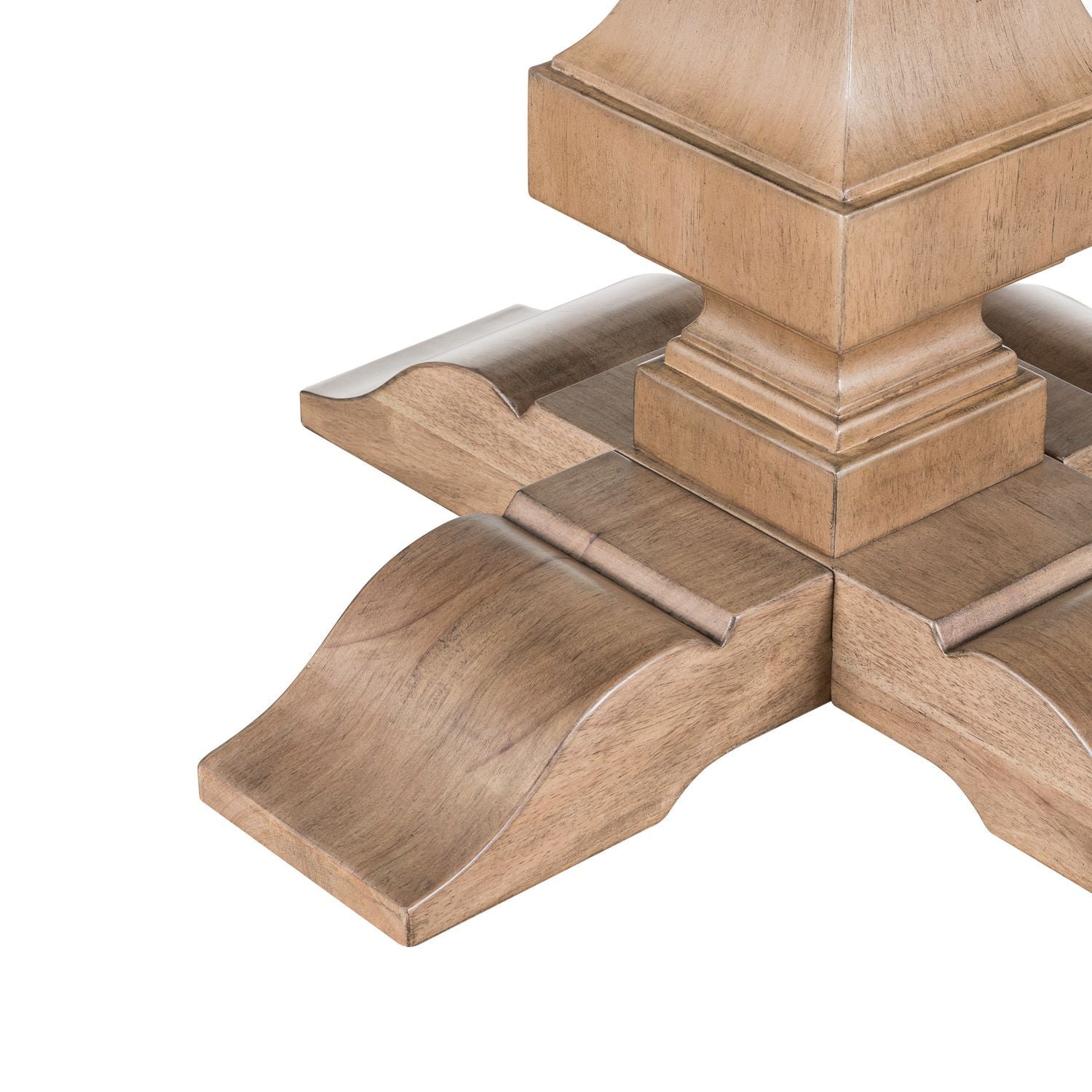 Haven Hills - Pedestal Table Set - Camel Beige