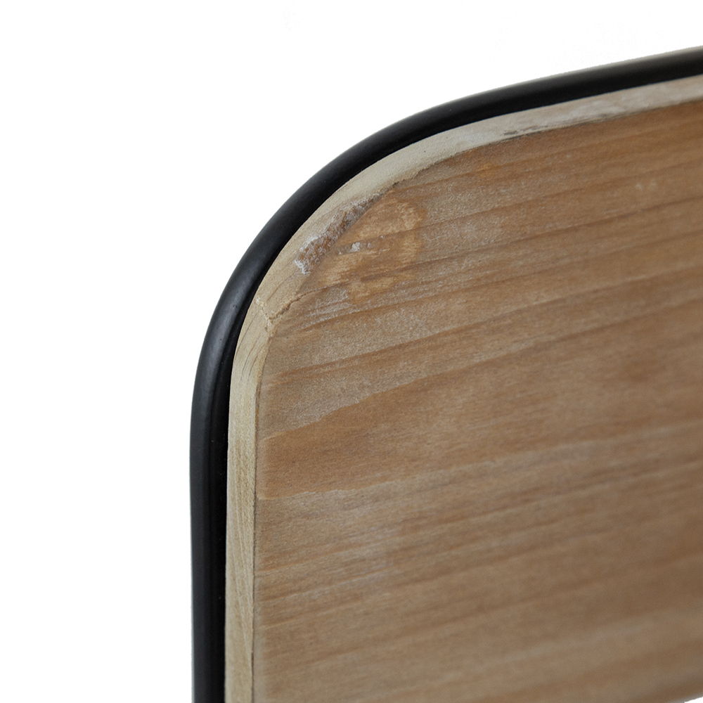 Laundry Rack With Accordion Design - Brown / Black - Black Brown