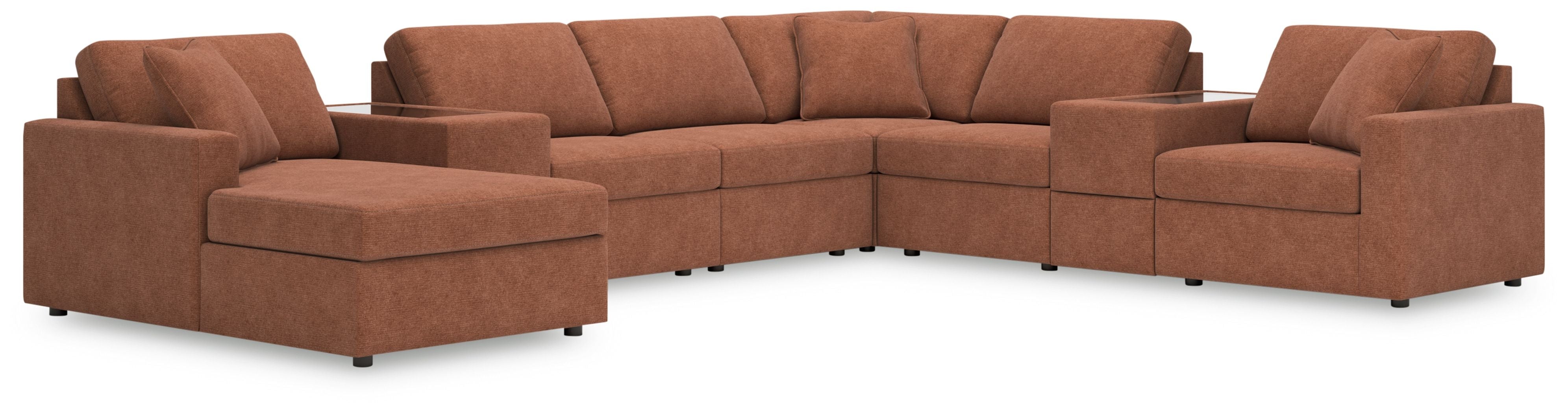 Signature Design by Ashley® Modmax - Spice - Sectional | Meri Furniture