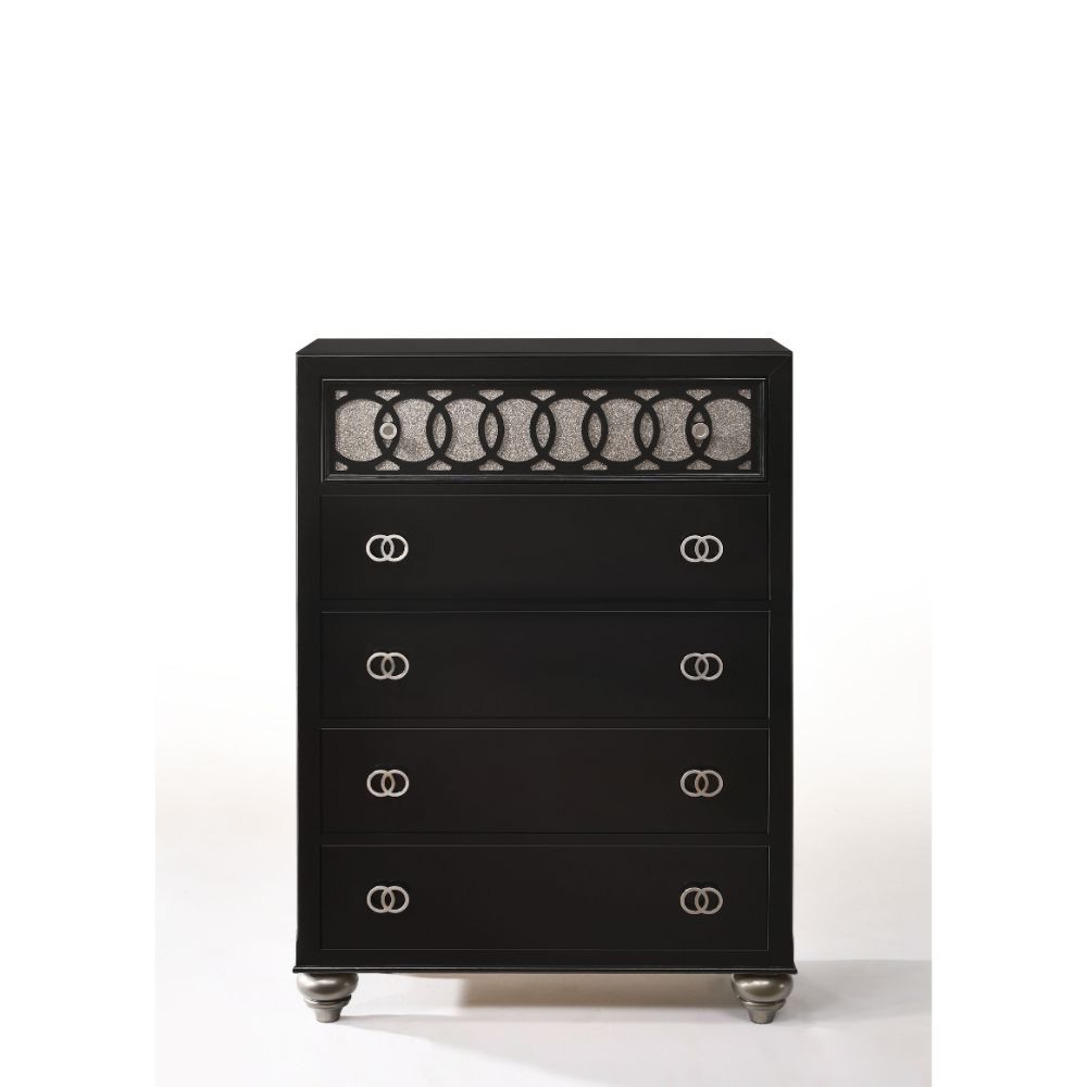ACME Ulrik - Chest - Black | Meri Furniture