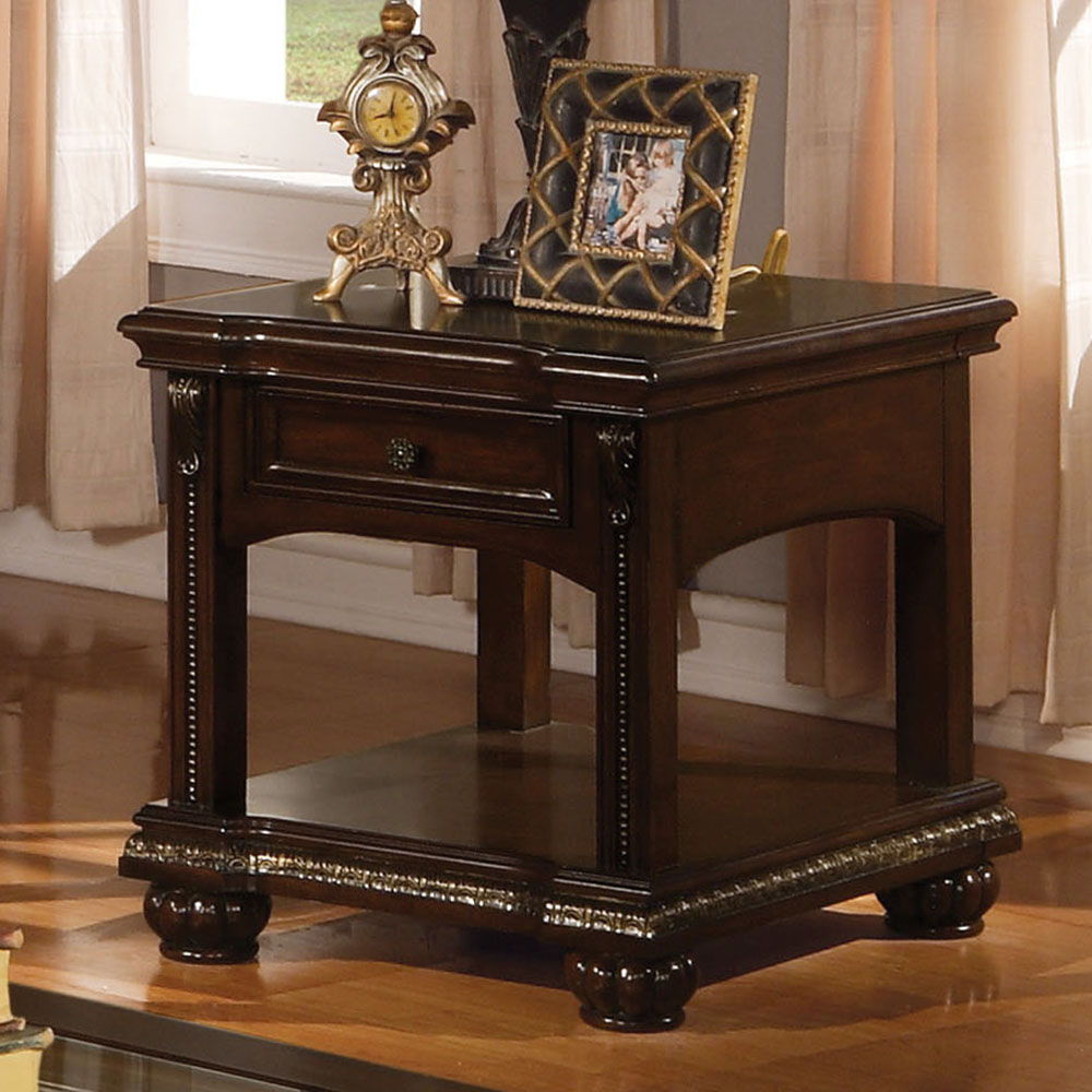ACME Anondale - End Table - Cherry | Meri Furniture
