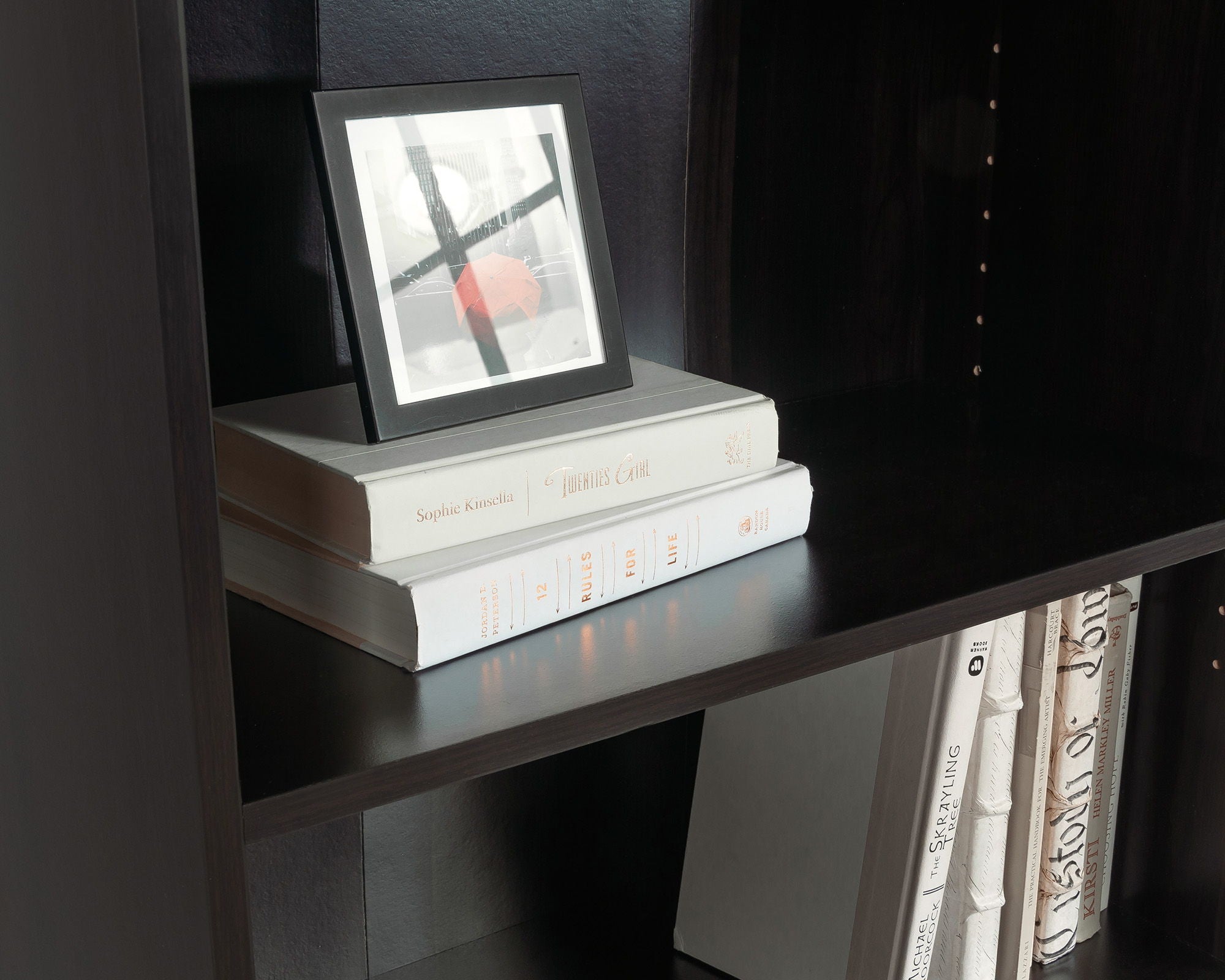 5-Shelf Bookcase Cinnamon Cherry
