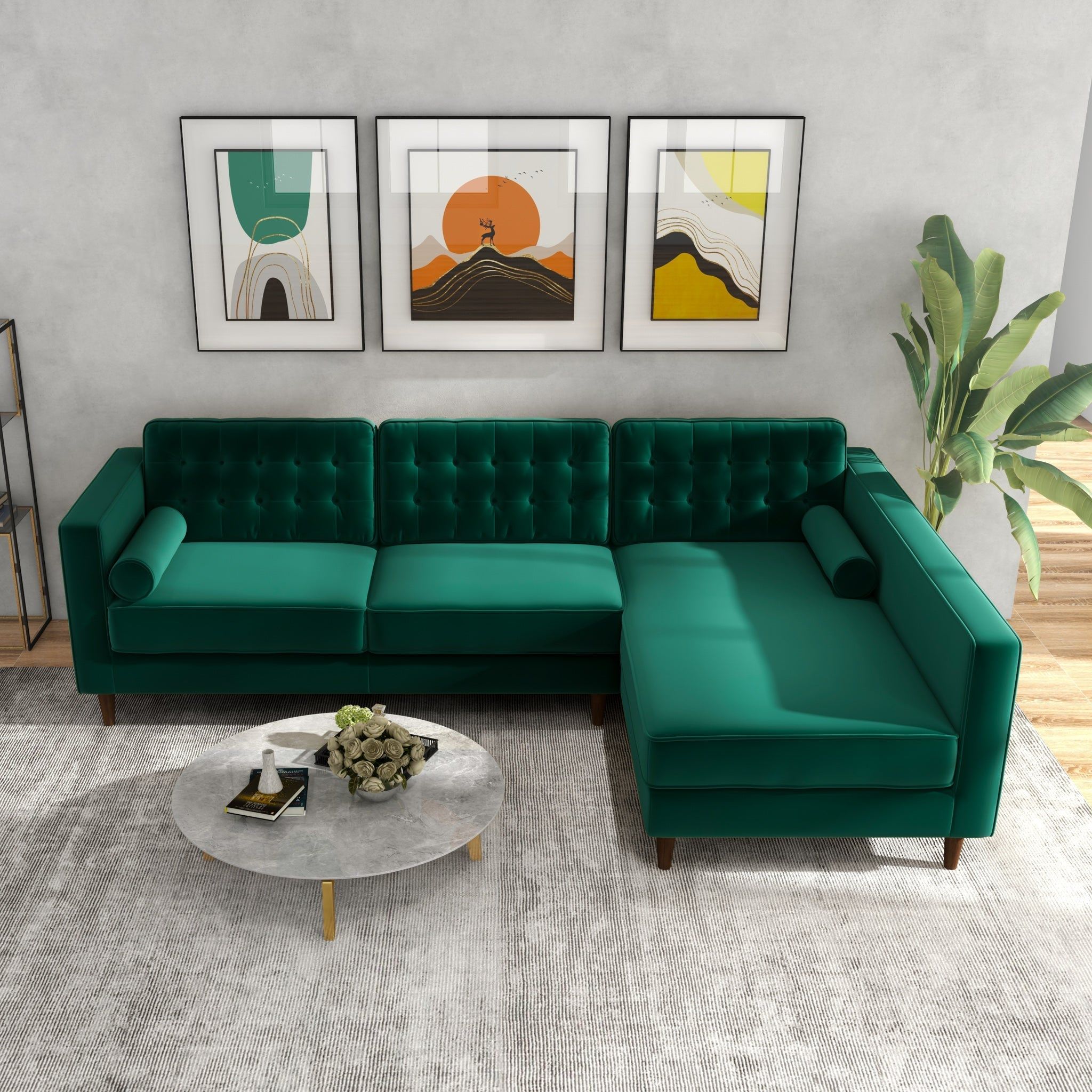 Christian - Mid-Century Modern Design Sectional Sofa