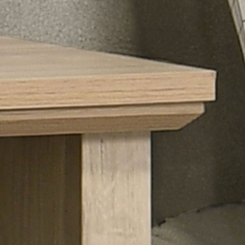 Elara 22"W Light Oak Finish 2-Drawer Nightstand Bedside Table with USB Charging  Ports