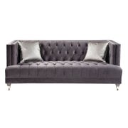 ACME Hegio - Sofa - Gray Velvet | Meri Furniture