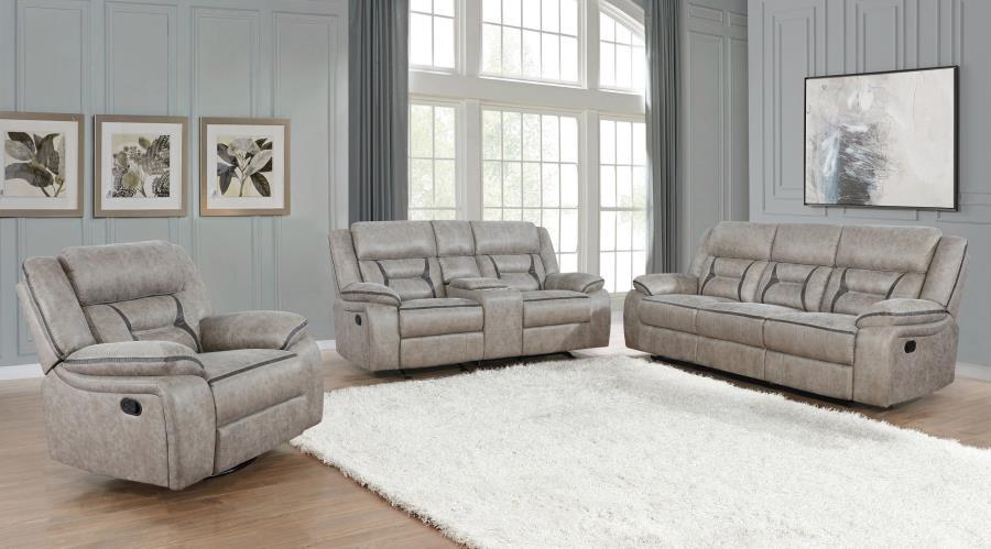 Coaster Fine Furniture Greer - Upholstered Reclining Sofa Set | Meri Furniture