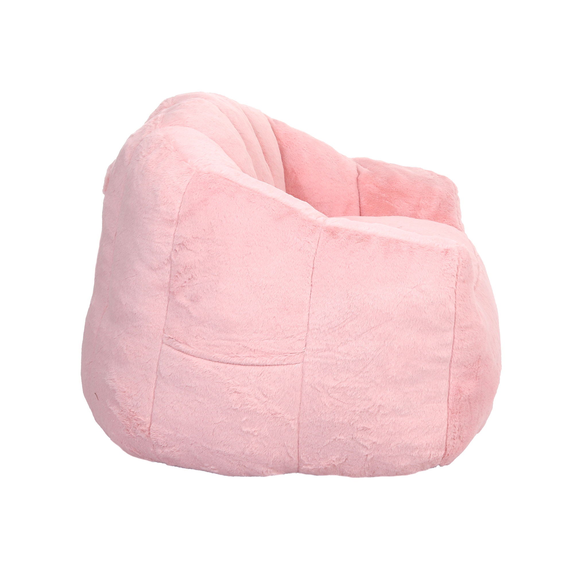 Beanbag Chair, Beanbag Sofa Chair With Armrests Stuffed High Density Foam