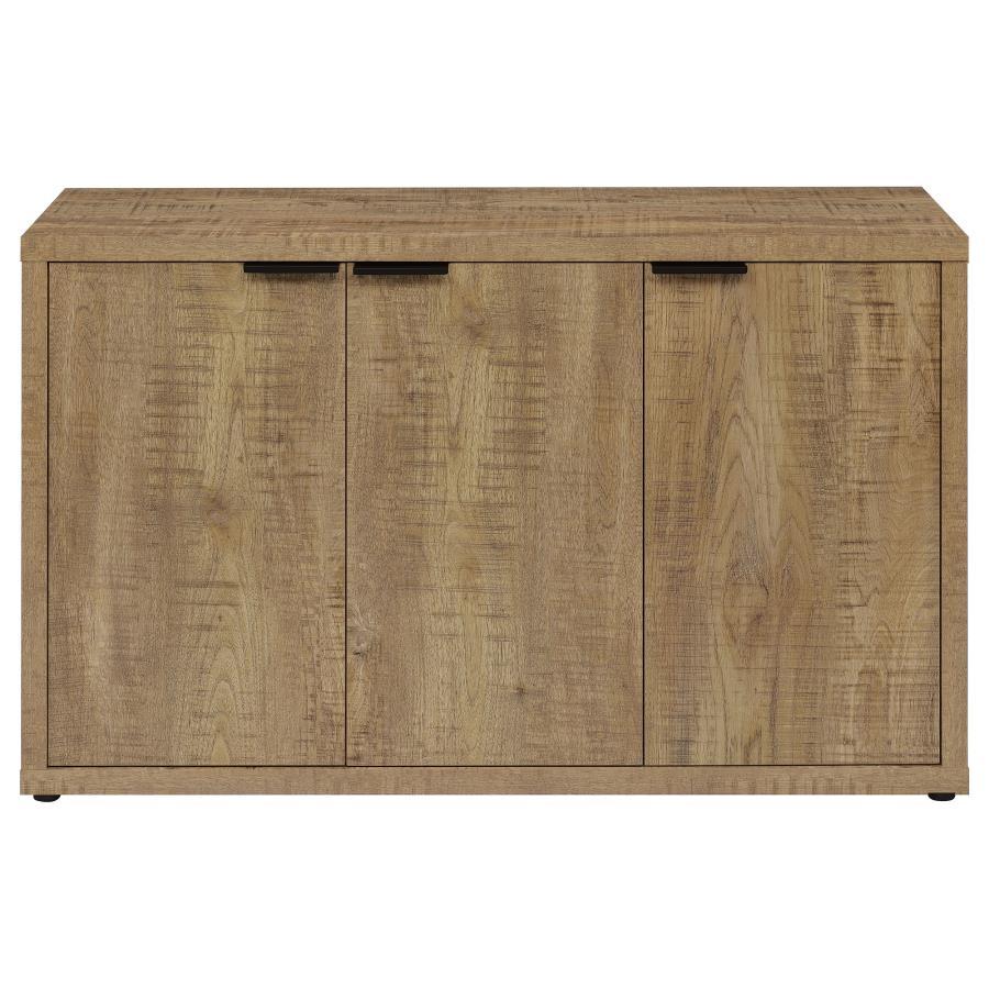 Coaster Fine Furniture Pepita - 3 Door Engineered Wood Accent Cabinet - Mango Brown | Meri Furniture