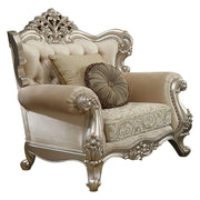 ACME Bently - Chair - Fabric & Champagne | Meri Furniture