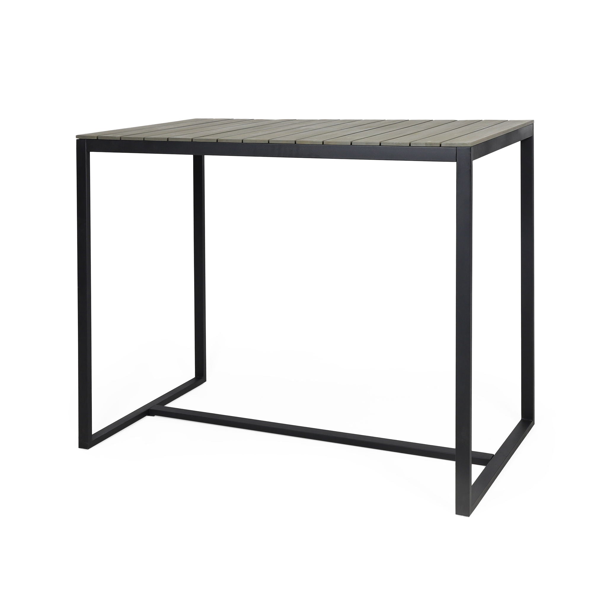 Ernesto - Outdoor Industrial Acacia Wood Bar Table