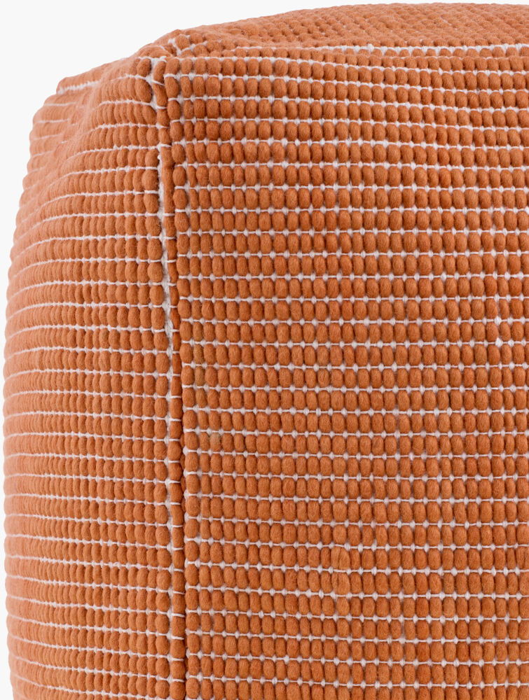 Chunky Grid Pouf