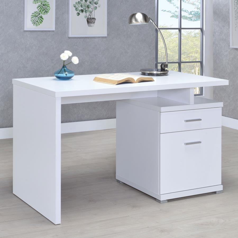 Coaster Fine Furniture Irving - 2-Drawer Office Computer Desk | Meri Furniture