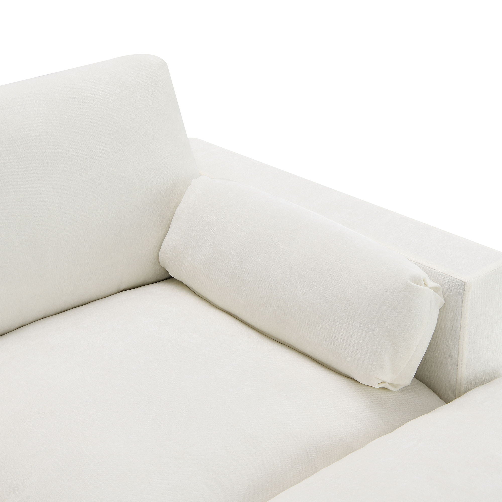 Modular Sectional With Storage Pockets, 5 Seat U Shaped Couch Set With Pillows, Free Combination Modern Cloud Sofa With 2 Movable Ottoman