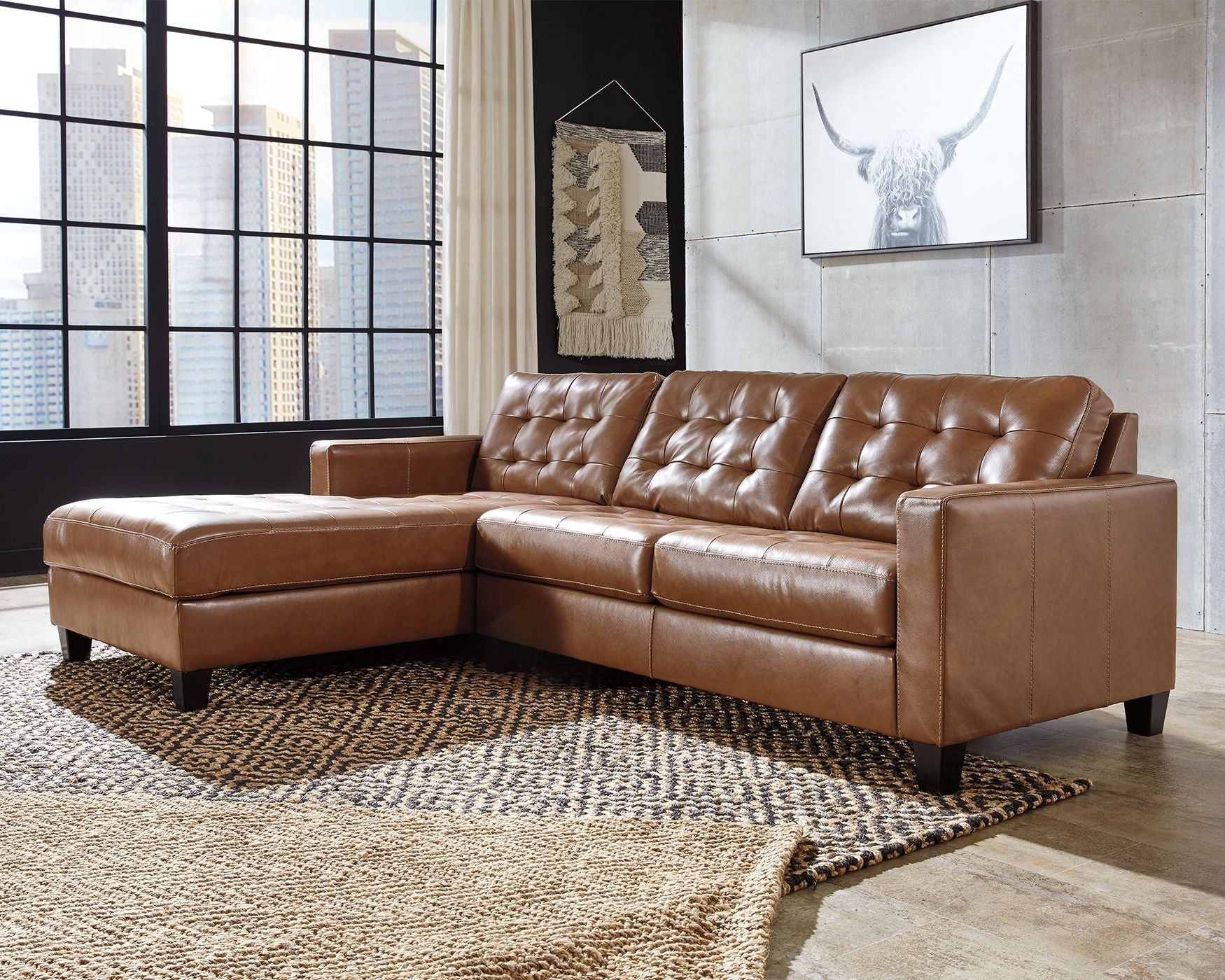 Signature Design by Ashley® Baskove - Sectional | Meri Furniture