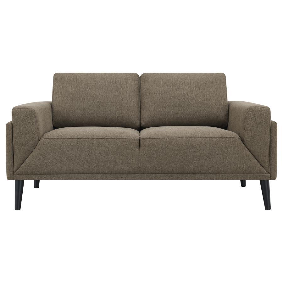 Coaster Fine Furniture Rilynn - Upholstered Track Arm Loveseat | Meri Furniture