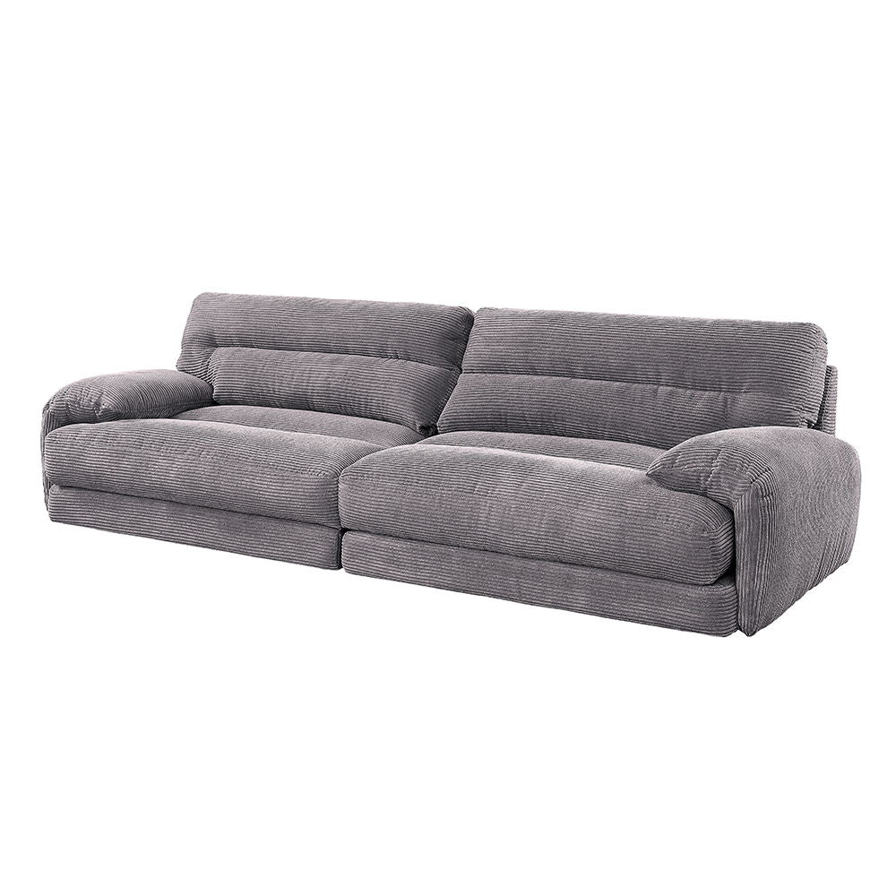 ACME Cadenza - Loveseat - Gray Corduroy | Meri Furniture