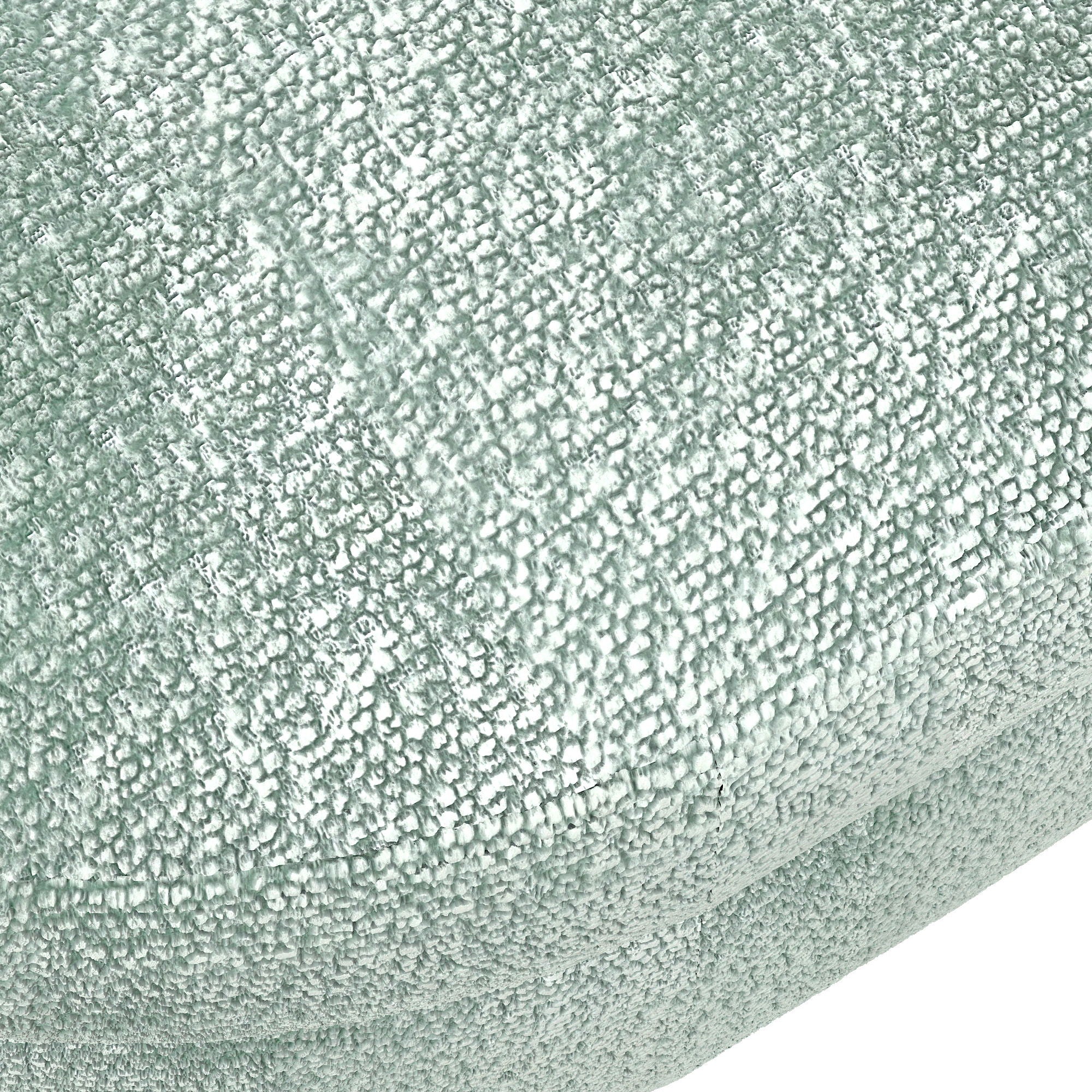 Modern Ottoman Oval Storage Bench With Rubber Wood Legs