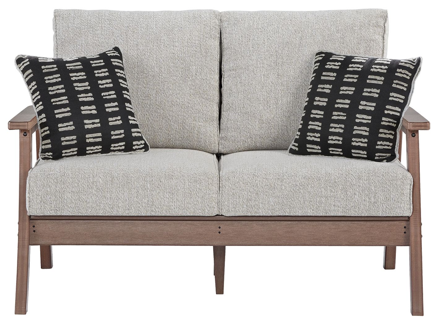 Signature Design by Ashley® Emmeline - Brown / Beige - Loveseat W/Cushion | Meri Furniture