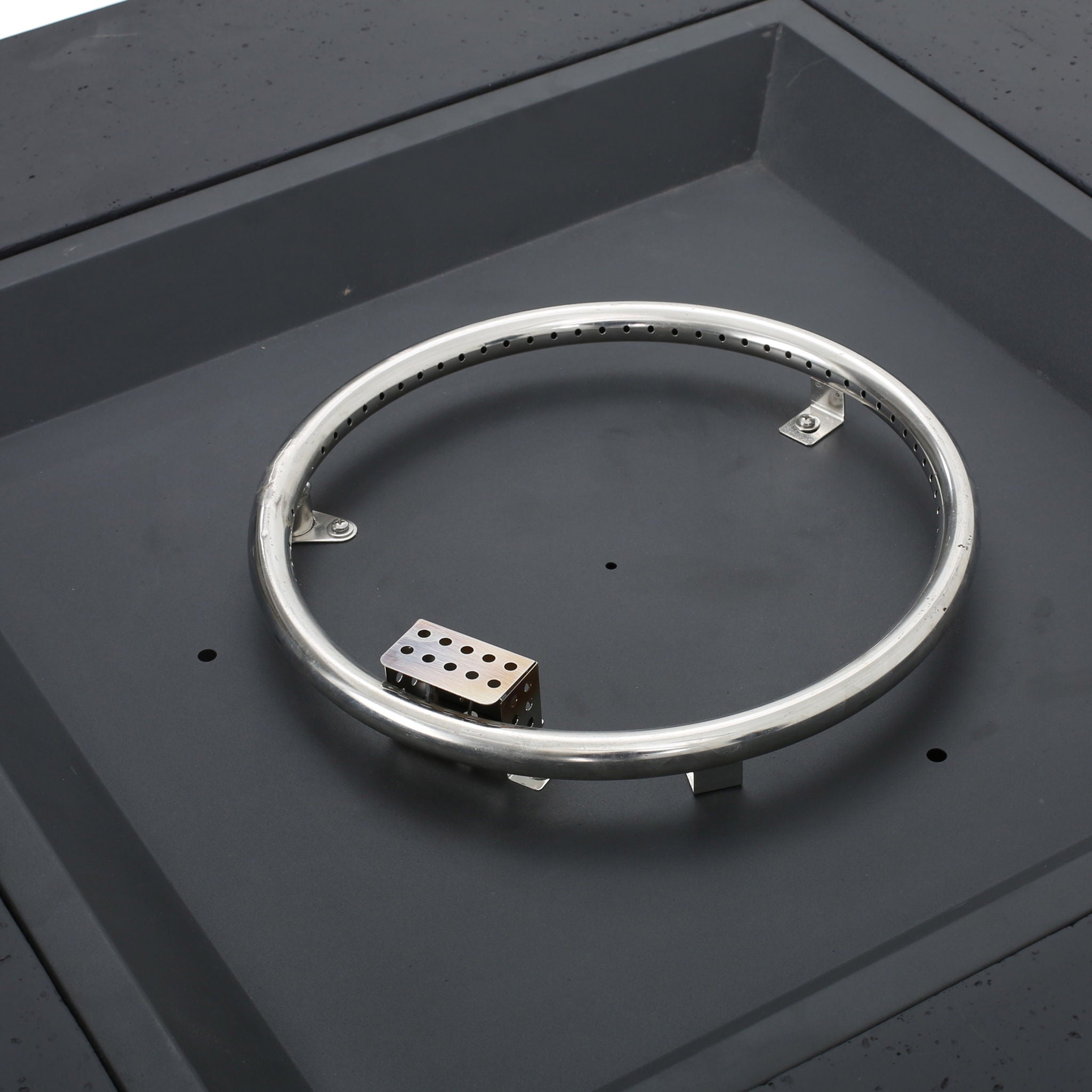 Modern 50,000 Btu Square Fire Table With Propane Tank