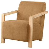 Diego - Upholstered Accent Arm Chair With Wood Arms