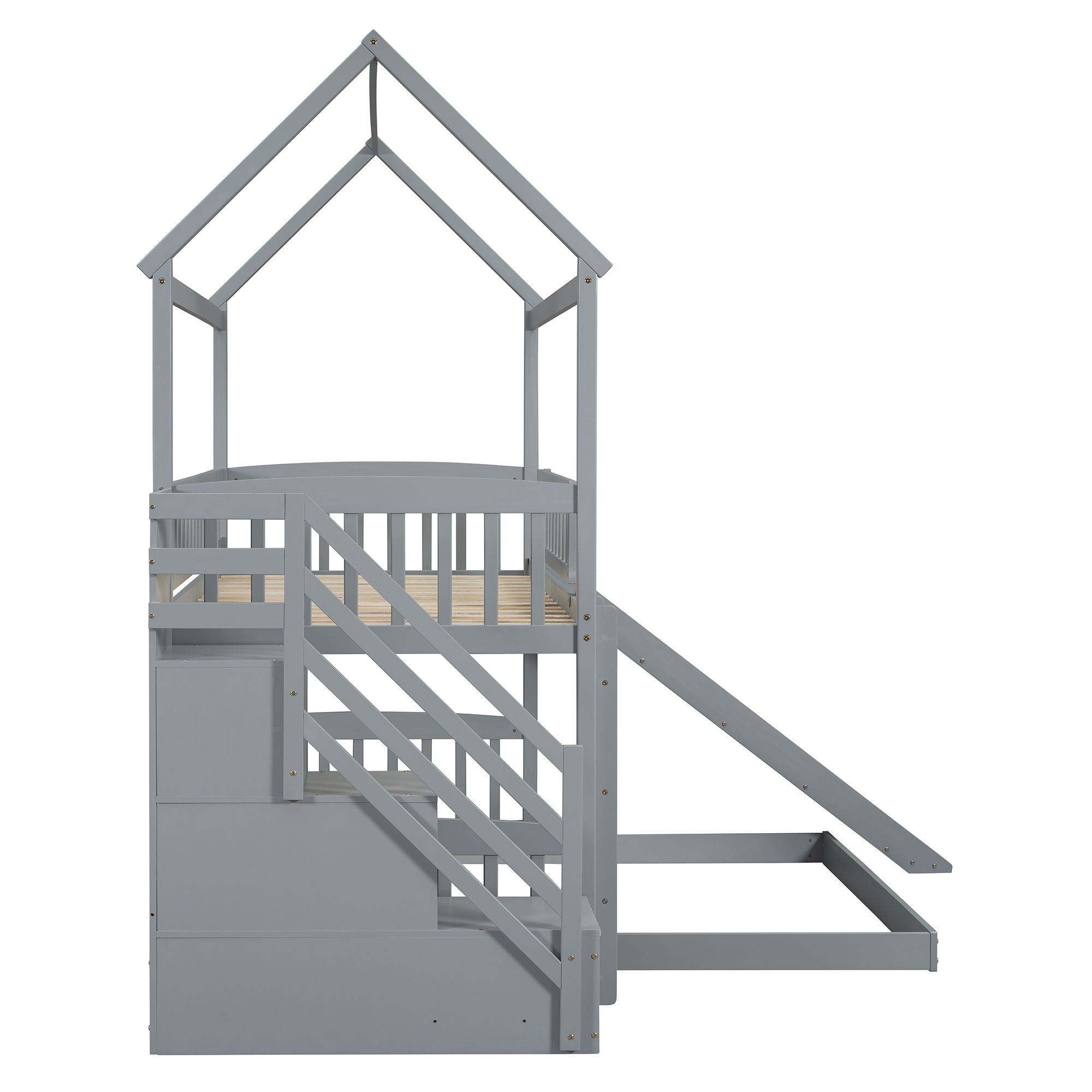House Bunk Bed With Slide