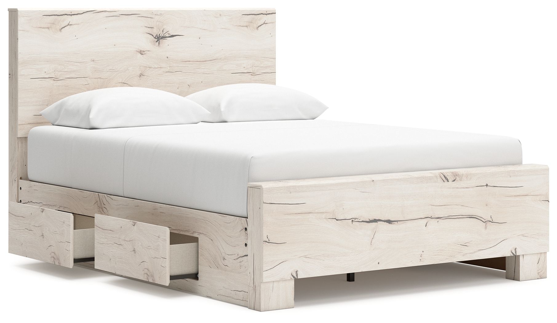Signature Design by Ashley® Lawroy - Panel Bed With Storage | Meri Furniture