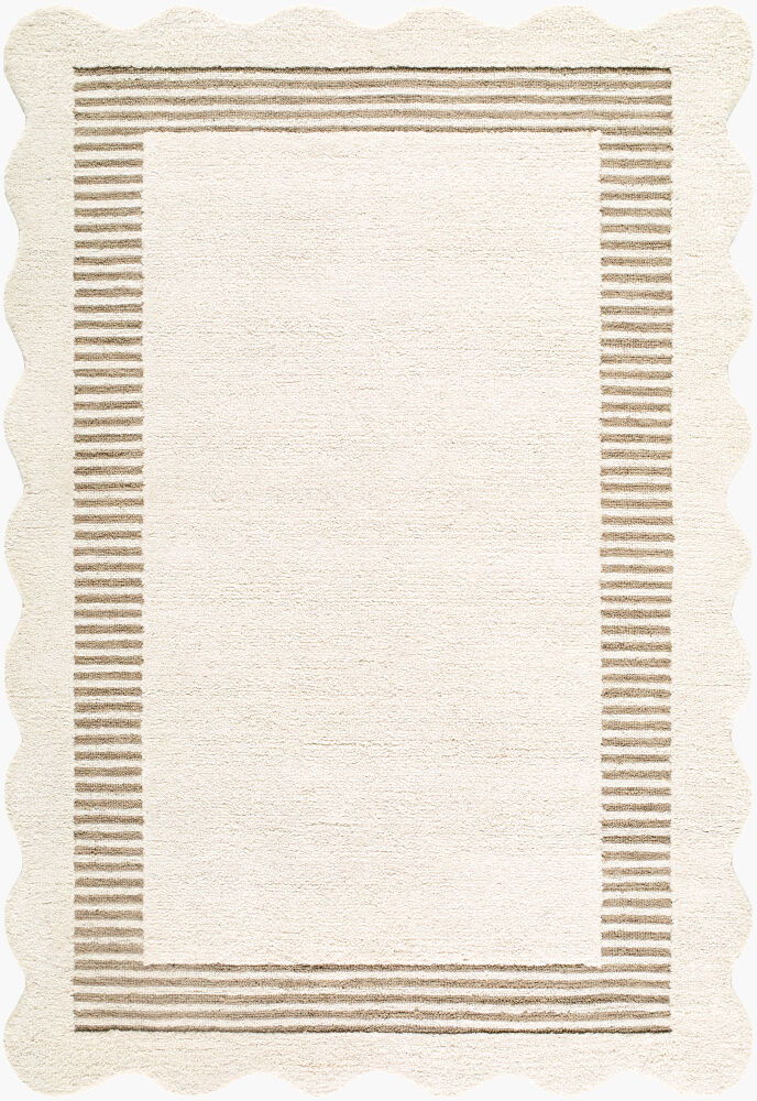 Scalloped Handmade Rug