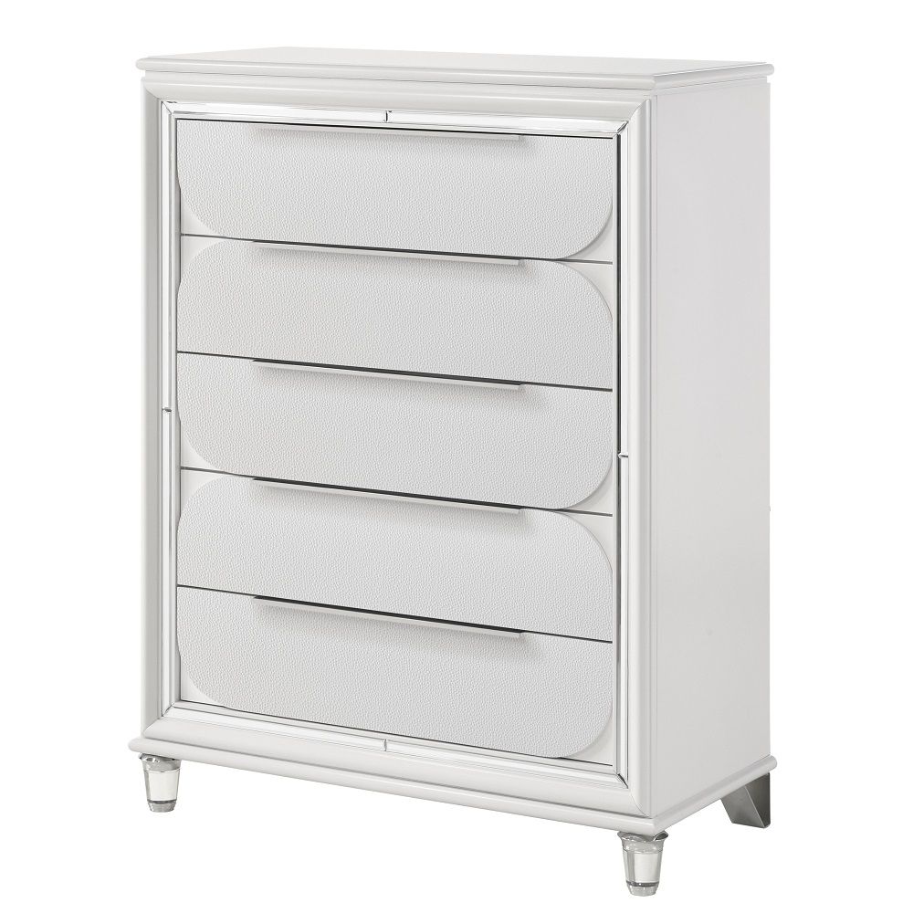 ACME Tarian - Chest - Pearl White | Meri Furniture