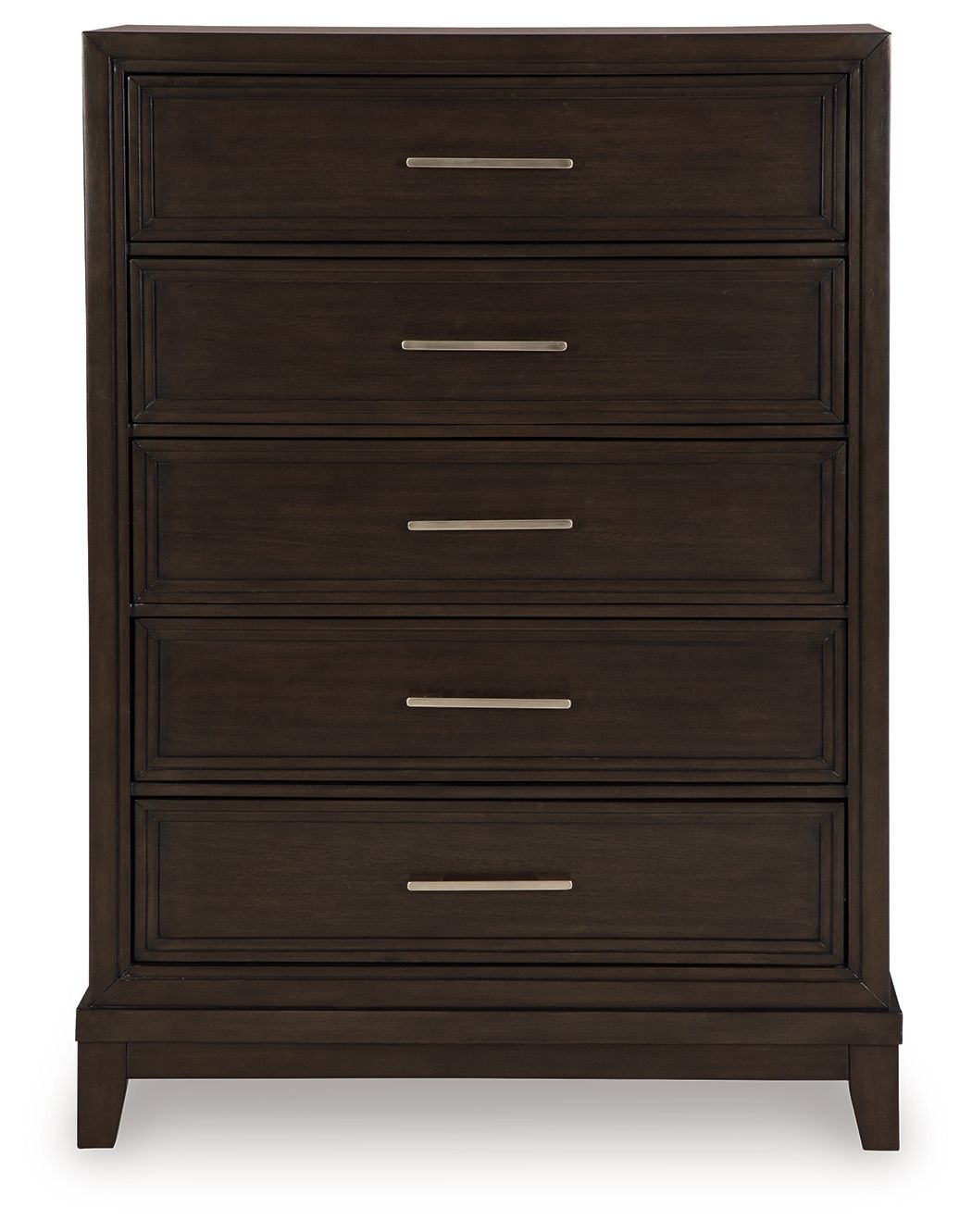 Signature Design by Ashley® Neymorton - Dark Grayish Brown - Five Drawer Chest | Meri Furniture