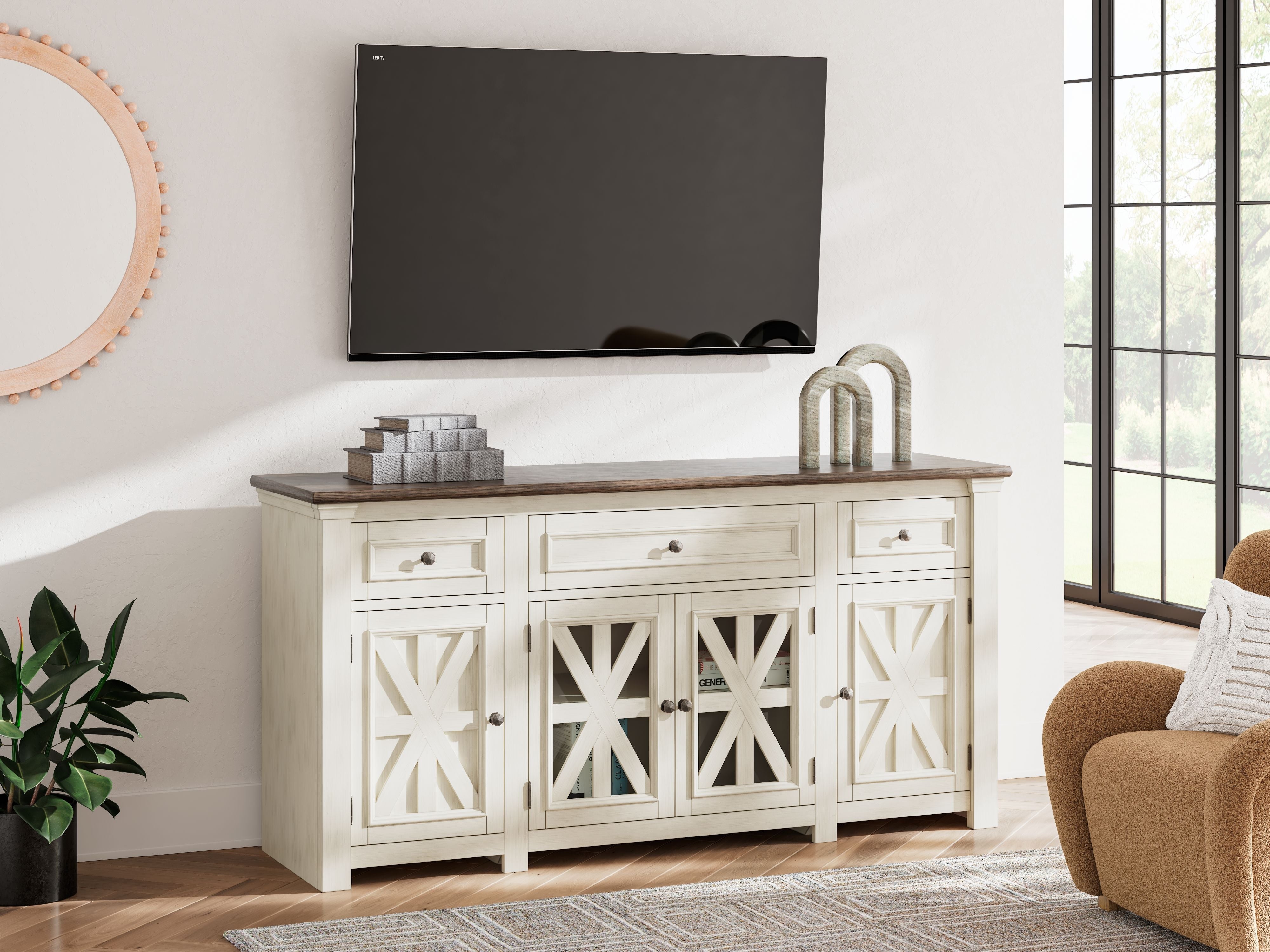 Ashley Furniture Bolanburg - TV Stand | Meri Furniture