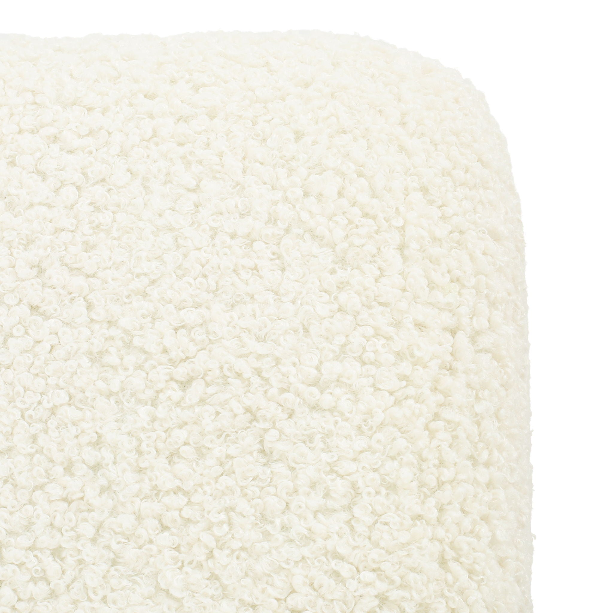 Contemporary Ottoman With Foam Cushion And Durable Upholstery